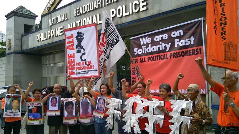 If Pnoy is for human rights, he must stop political persecution and free all political prisoners! – Karapatan