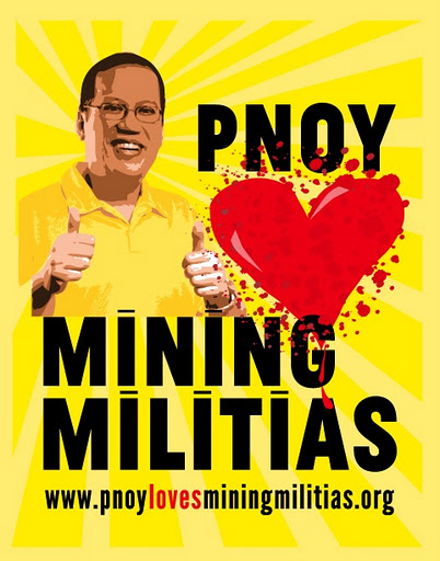 ‘Pnoy’ loves mining militias – sign the petition