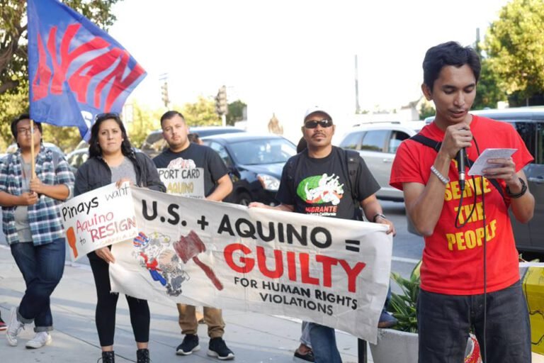 People’s SONA 2015: Filipino Americans in Los Angeles roast Aquino for presidential failures
