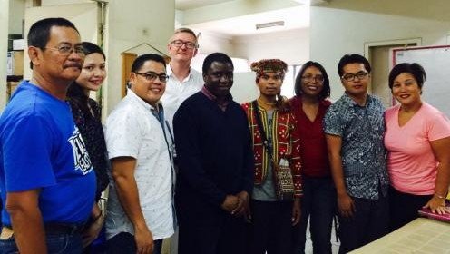 Karapatan representatives with UN Human Rights Council officials