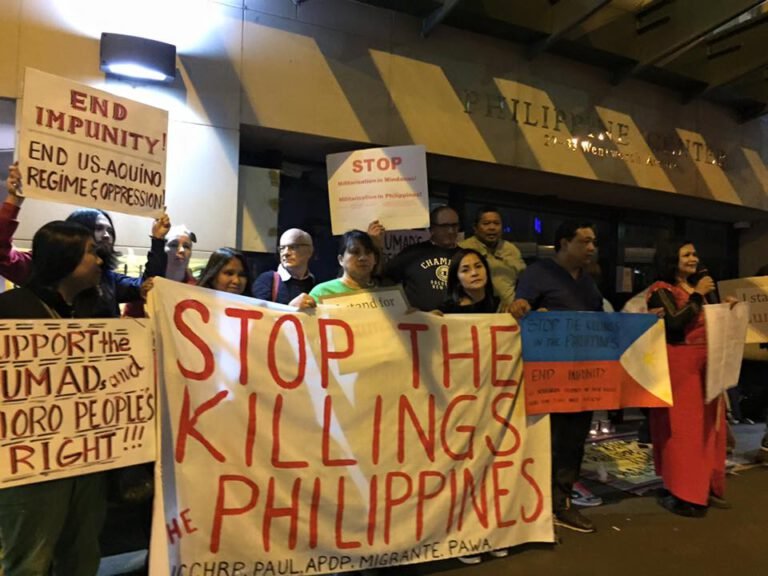 Worldwide actions condemn criminal US-Aquino regime