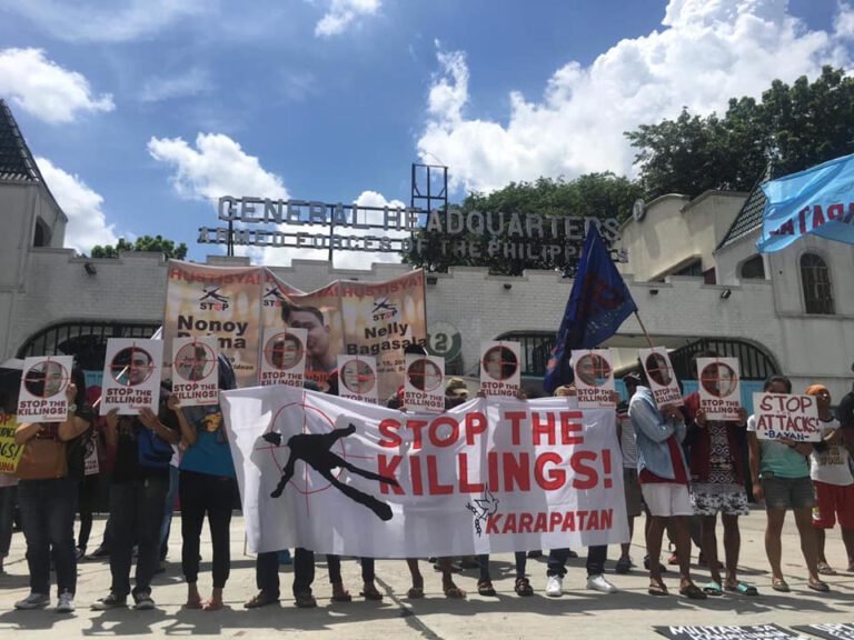 Stop the killings in the Philippines! Stop the attacks now!