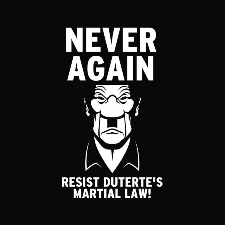 May 1, 2020: A Global Day of Action  Against Duterte’s Martial Law