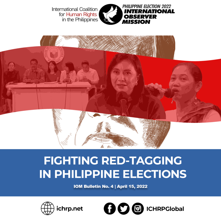 IOM Bulletin No. 4 – Fighting Red-Tagging in Philippine Elections