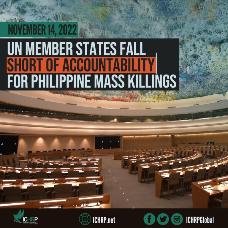 UN Member States Fall Short on Accountability for Philippine Mass Killings