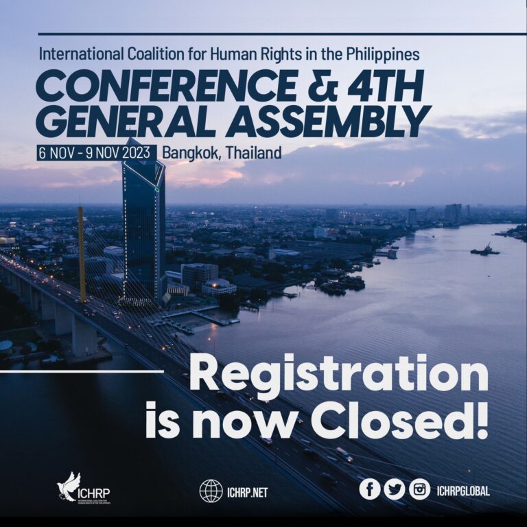 Registration now closed for ICHRP Conference and General Assembly