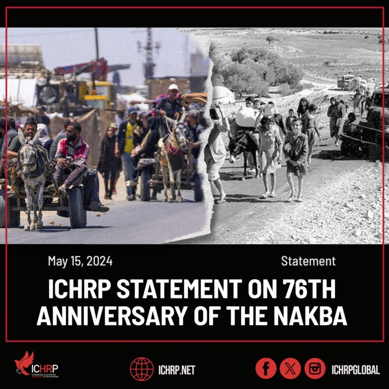 ICHRP Statement on 76th Anniversary of the Nakba