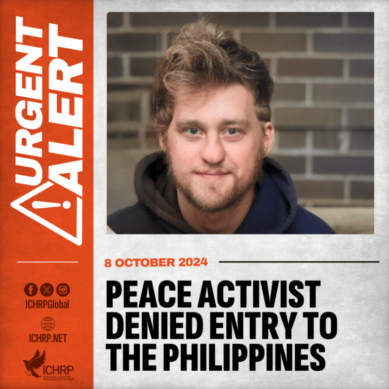 Peace activist denied entry to the Philippines