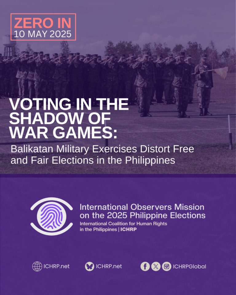 Zero In: Balikatan military exercises distort free and fair elections in the Philippines