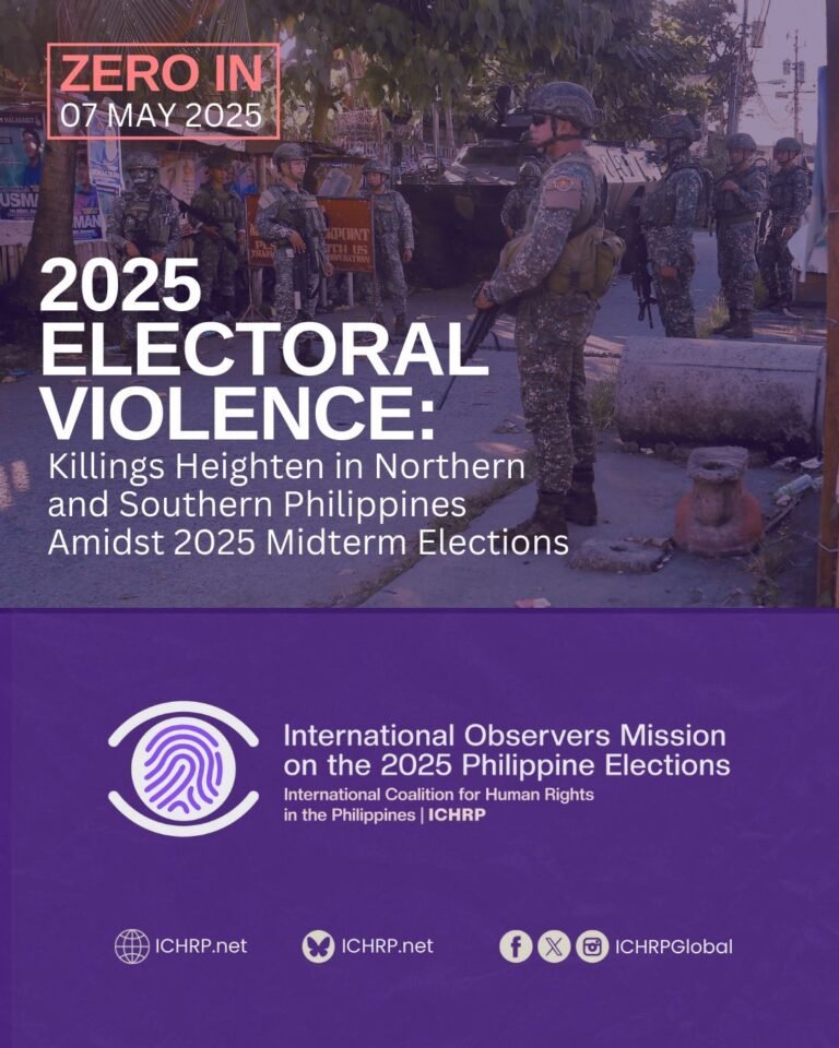 Zero In: Killings Heighten in Northern and Southern Philippines Amidst 2025 Midterm Elections