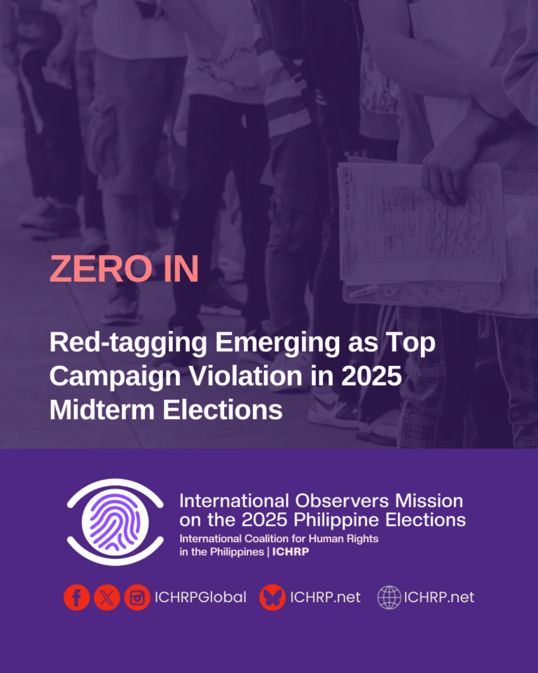 Zero In: Red-tagging Emerging as Top Campaign Violation in 2025 Midterm Elections