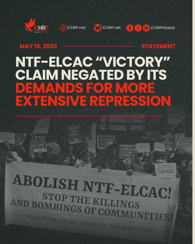 NTF-ELCAC “victory” claim negated by its demands for more extensive repression
