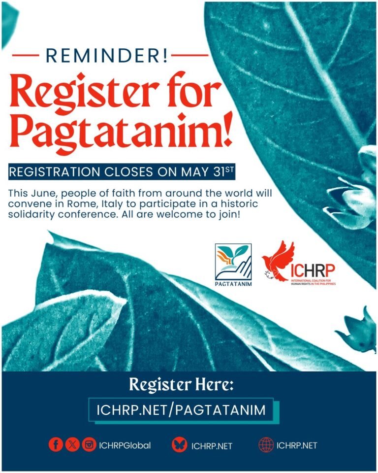 Only one week left to register for Pagtatanim!