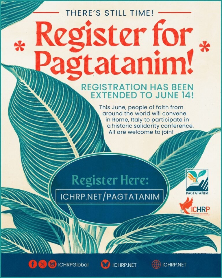 Pagtatanim registration deadline extended until June 14!