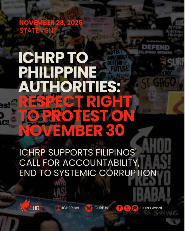 Global rights group to PH authorities: “Respect the right to protest” as Nov 30 rallies face new threats