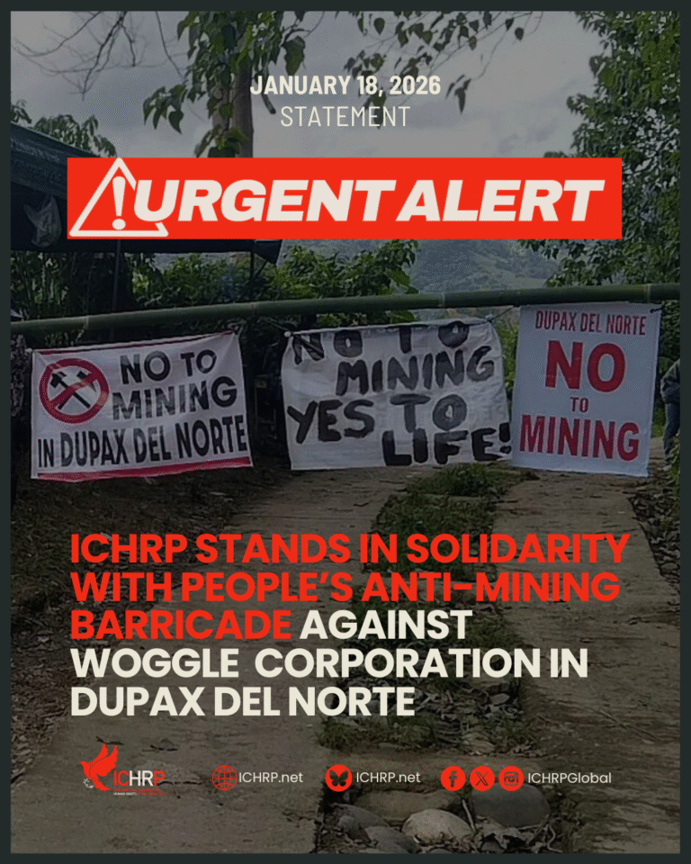 ICHRP Stands in Solidarity with People’s Anti-Mining Barricade Against Woggle Corporation in Dupax Del Norte