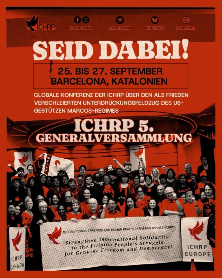 Seid dabei für die globale Konferenz der ICHRP sowie die 5. Generalversammlung