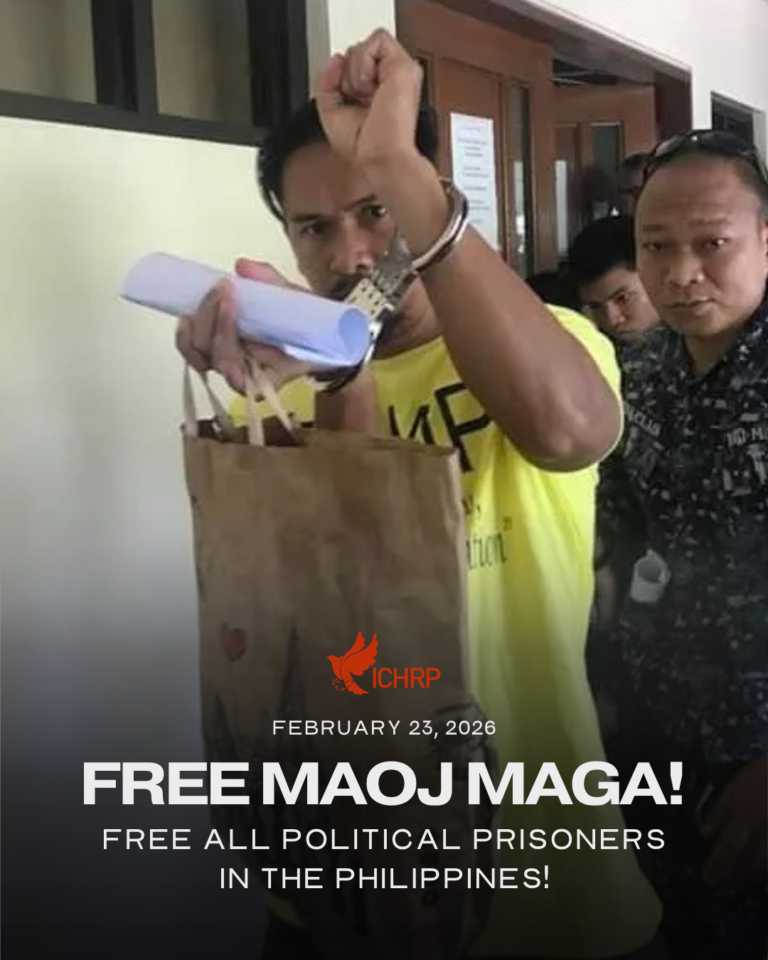 Free Maoj Maga! Free All Political Prisoners in the Philippines!